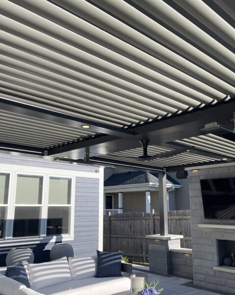 Aluminum Pergola CloseUp