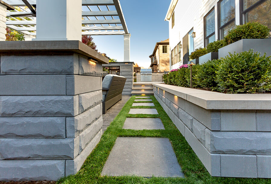 Stone Steps Outdoor Grass