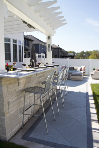 Outdoor Stone Bar