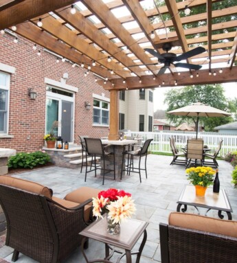 Pergola Red Brick