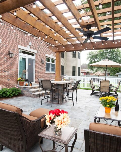 Pergola Red Brick